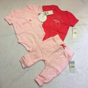 NWT Absorba‎ baby 3 piece set
